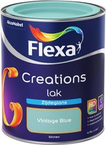 Flexa Creations - Lak Zijdeglans - Vintage Blue - 750 ml