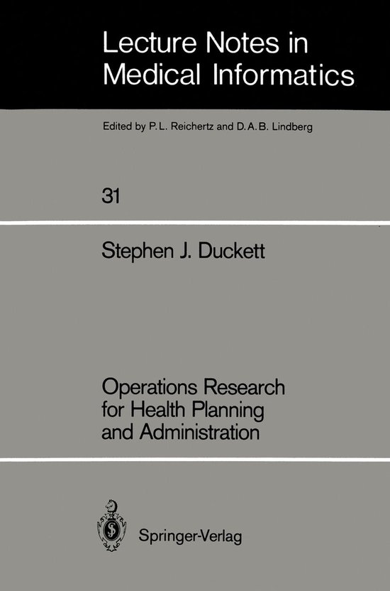 Medicine (R0) - Operations Research for Health Planning and  ... - cover