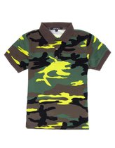 Airforce Polo Camou Neon Groen maat XXL