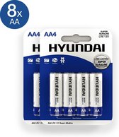 Hyundai - AA Batterijen - Alkaline - 8 stuks