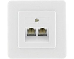 Kopp wandcontactdoos ADSL/UTP 2-voudig