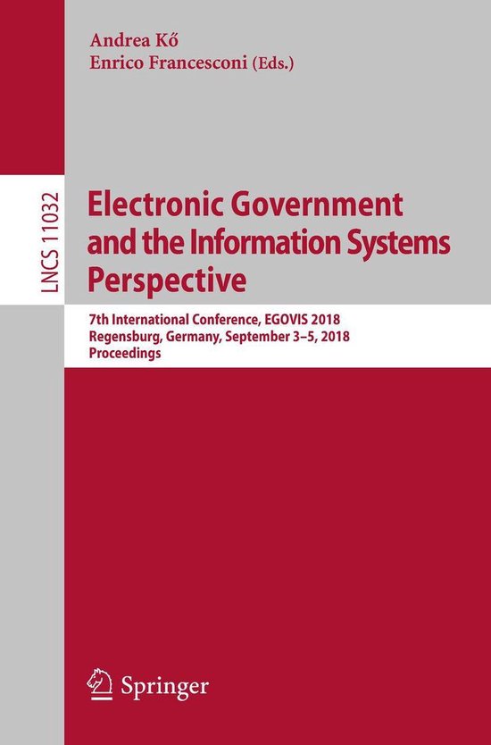 Springer Nature Proceedings Computer Science - Electronic Go ... - cover