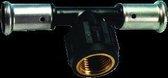 Henco Persfitting met 3 aansluitingen
