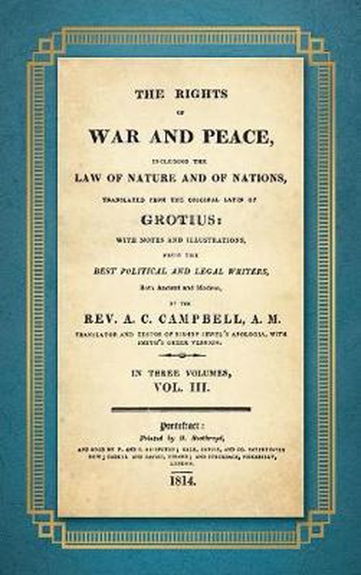 The Rights of War and Peace - cover