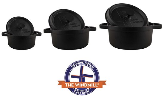 The Windmill Dutch Oven Gietijzer 19,5 Cm