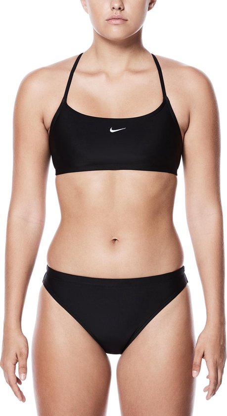album onderzeeër diep Nike Swim Sport Top 2Pc Dames Bikini - Black - 42 | bol.com