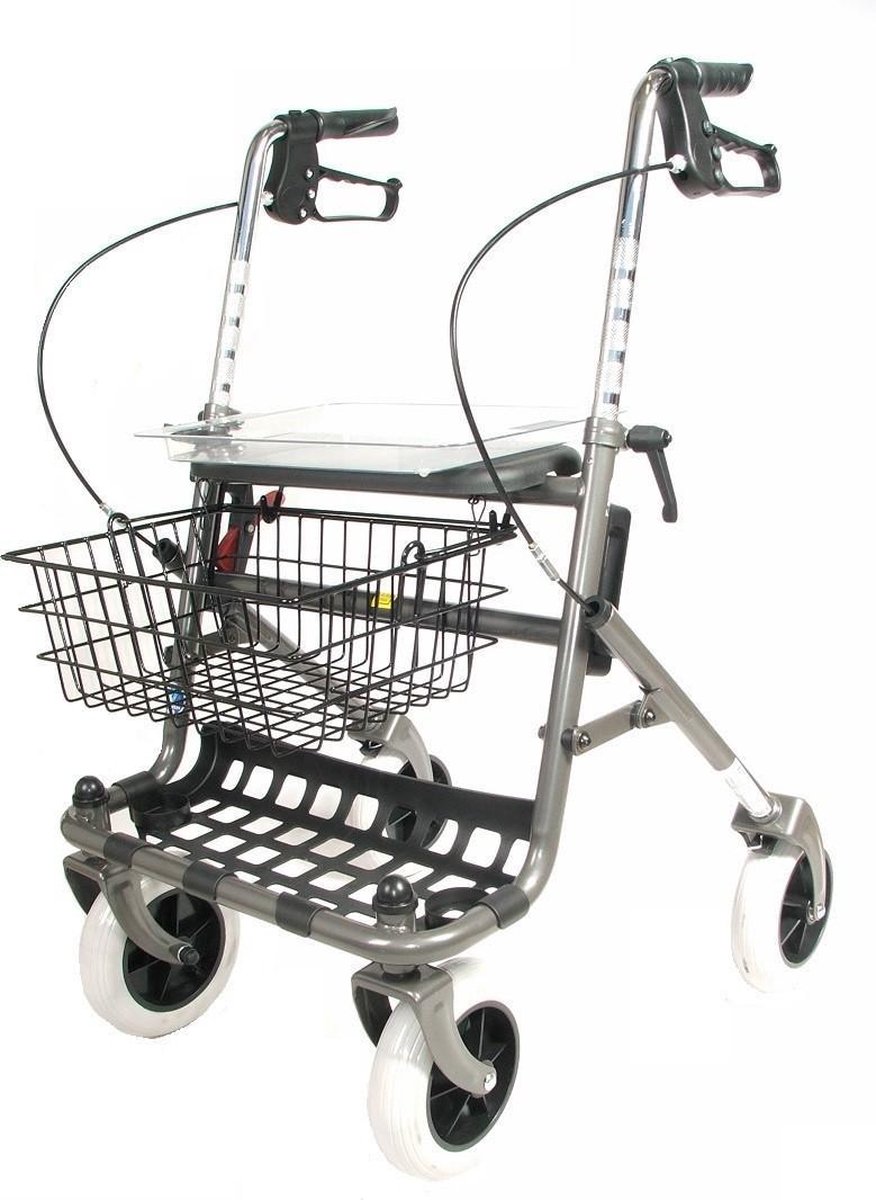 Vermeiren Rollator 286B - Compleet model - Opvouwbaar - Stevig