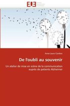 De l'oubli au souvenir