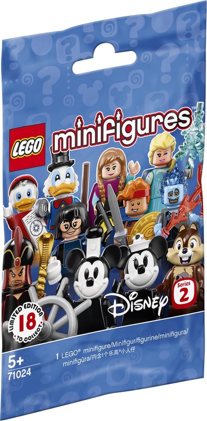 LEGO 71024 Minifigures Disney Serie 2 (Verrassingszakje, 1 Minifiguur per verpakking)