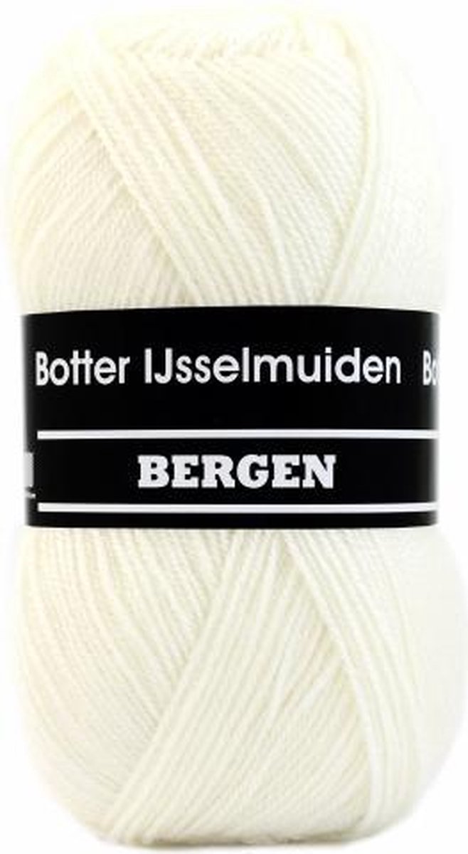 Botter Bergen 002 ecru. [ SOKKENWOL ] a 100 GRAM.