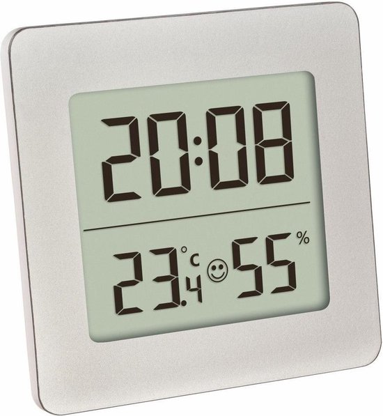TFA Digitale Thermo Hygrometer - Zilver
