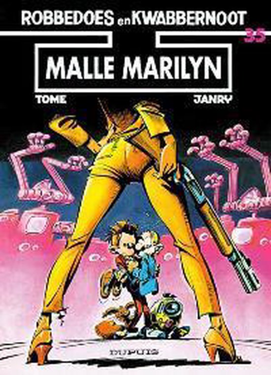 Cover van het boek 'Robbedoes / 35 Malle Marilyn' van  Tome en  Janry
