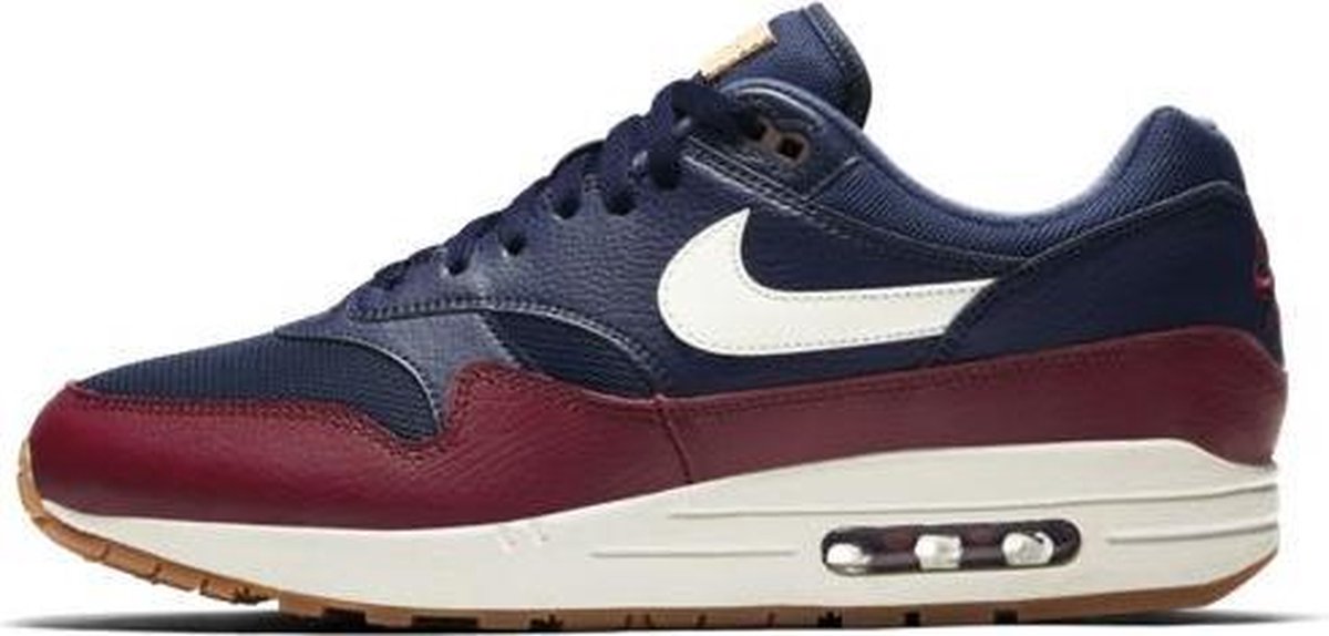 Nike Air Max 1 Navy - Sail - Team Red 