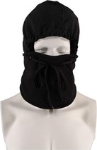 waarschijnlijk gordijn Laatste Thermo muts / balaclava 1 gaats zwart heren - ondermuts helm / outdoor muts  / bivak | bol.com