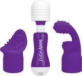Bodywand Mini Wand Massager Oplaadbaar met opzetstukken - Paars