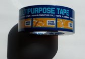 Hobby & Klustape - 50m x 50mm - Grijs - Extra Sterk - Waterproof - Duck tape