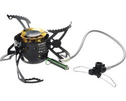 OPTIMUS Polaris Optifuel - Benzine/Gasbrander - Roestvrij Staal - Zwart