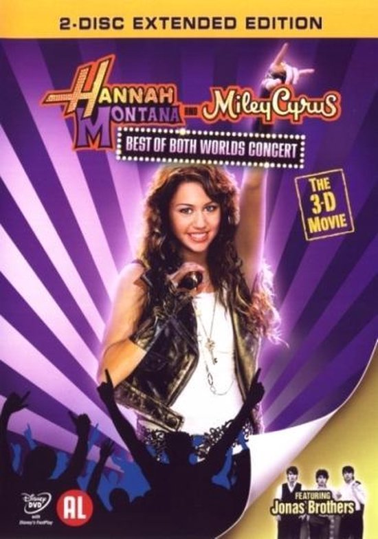Cover van de film 'Hannah Montana / Miley Cyrus - Best Of Both Worlds 3d Concert'