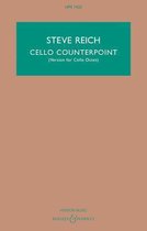 Bladmuziek voor Cello Counterpoint van Steve Reich, versie voor Cello Octet.