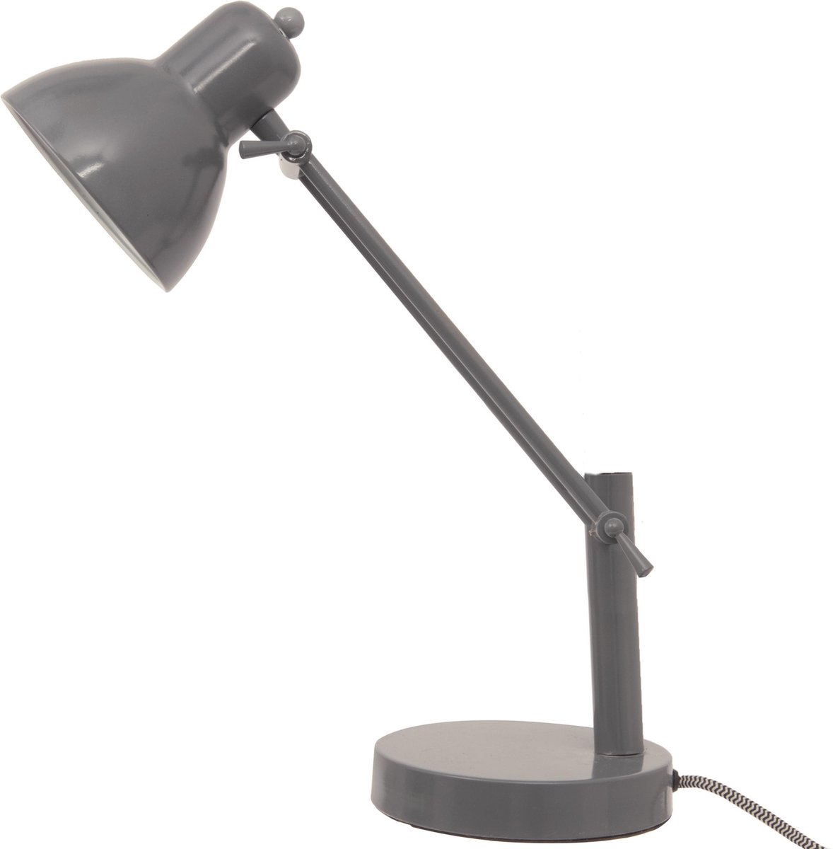 Leitmotiv Office Dark Grey - Bureaulamp - Grijs | bol.com