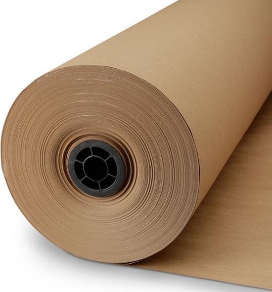 Kraftpapier bruin op Rol 50cm | 350m | 70gr/m² | bol.com