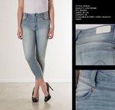 New Star dames capri broek Sicilia blue denim - maat 26