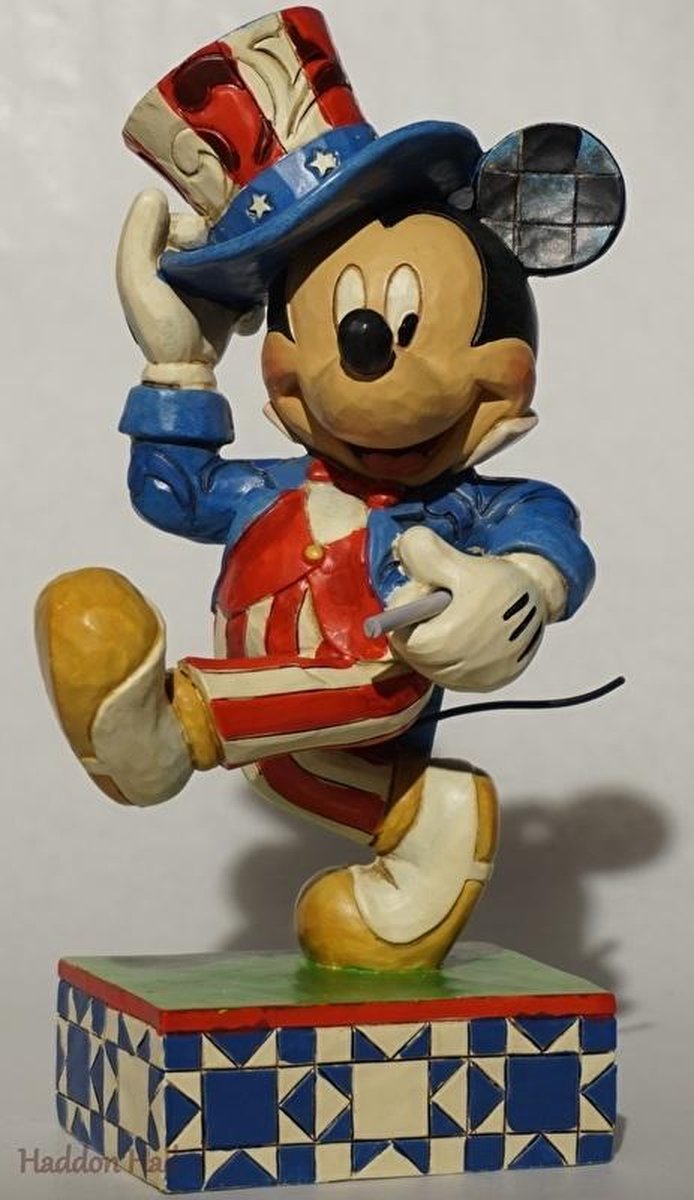 strak soep zwemmen Disney Traditions Jim Shore Yankee Doodle Mickey | bol.com
