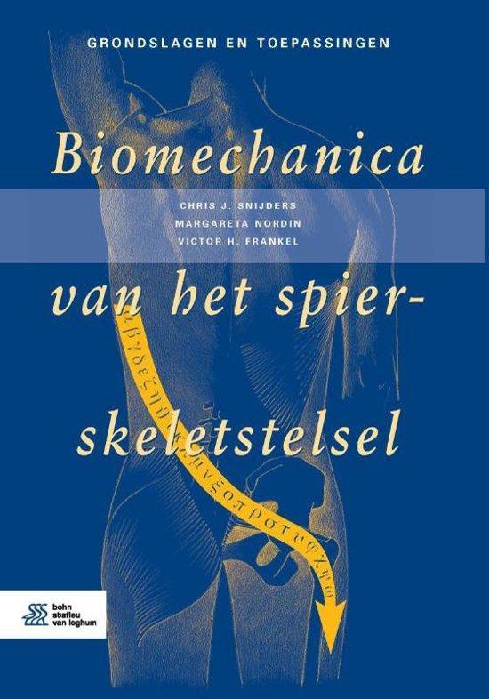 Biomechanica van het spier-skeletstelsel - cover