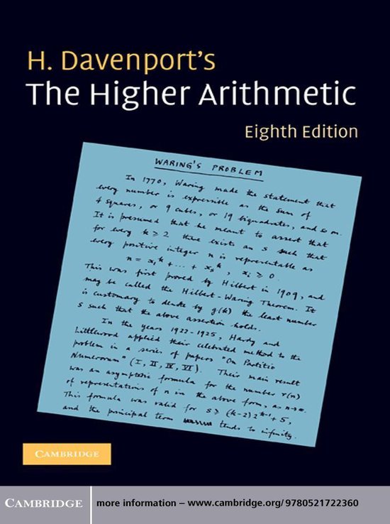 The Higher Arithmetic - cover