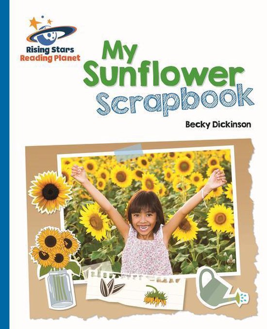 Reading Planet - My Sunflower Scrapbook - Blue: Galaxy - cover