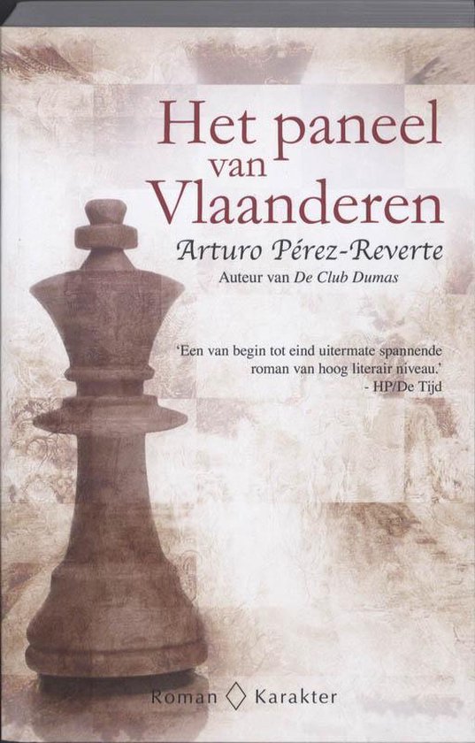 Cover van het boek 'Het paneel van Vlaanderen' van Arrturo Perez-Reverte
