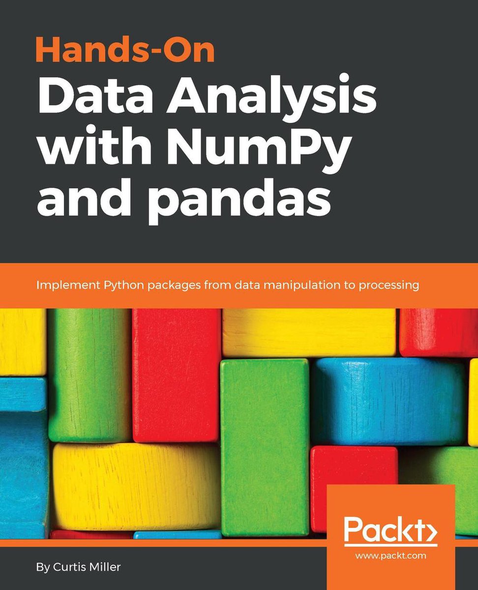 Omslag van Hands-On Data Analysis with NumPy and pandas