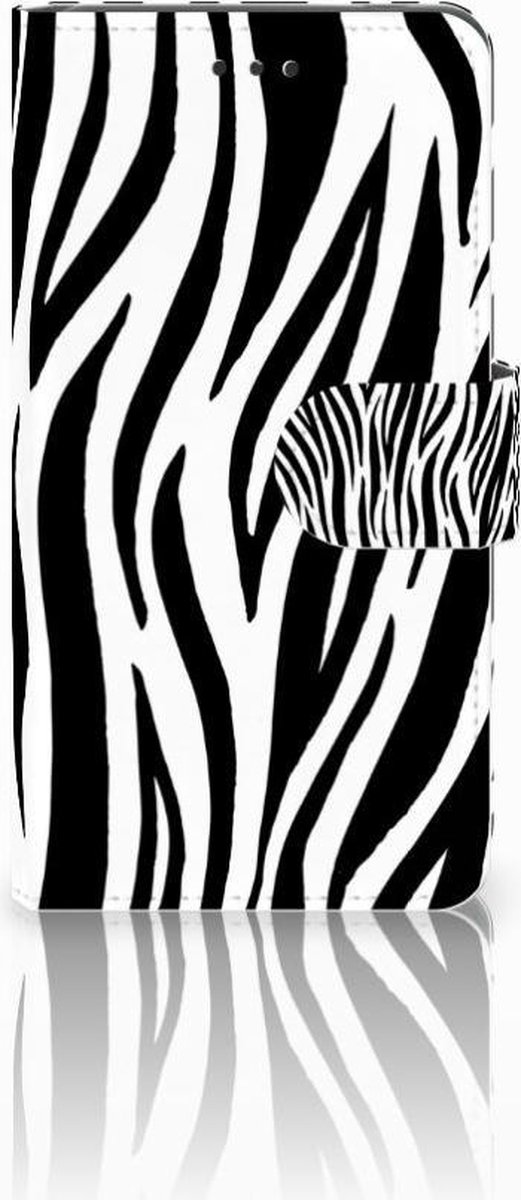 Nokia 7 Telefoonhoesje met Pasjes Zebra