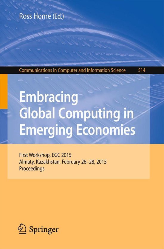Springer Nature Proceedings Computer Science - Embracing Glo ... - cover