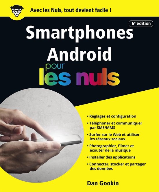 Smartphones Android Pour les Nuls, 6e édition - cover