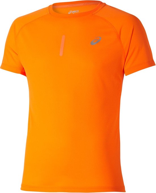 mosterd progressief Buitenboordmotor Asics SS Running T-shirt Heren Sportshirt - Maat XXL - Mannen - oranje |  bol.com