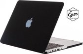 Hardcover Case Voor Apple Macbook Pro 15 Inch 2016/2017 (Retina/Touchbar) - Rubber Crystal Hardshell Hard Case Cover Hoes - Laptop Sleeve - Mat Zwart