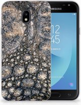 Geschikt voor Samsung Galaxy J3 2017 TPU Siliconen Hoesje Krokodillenprint