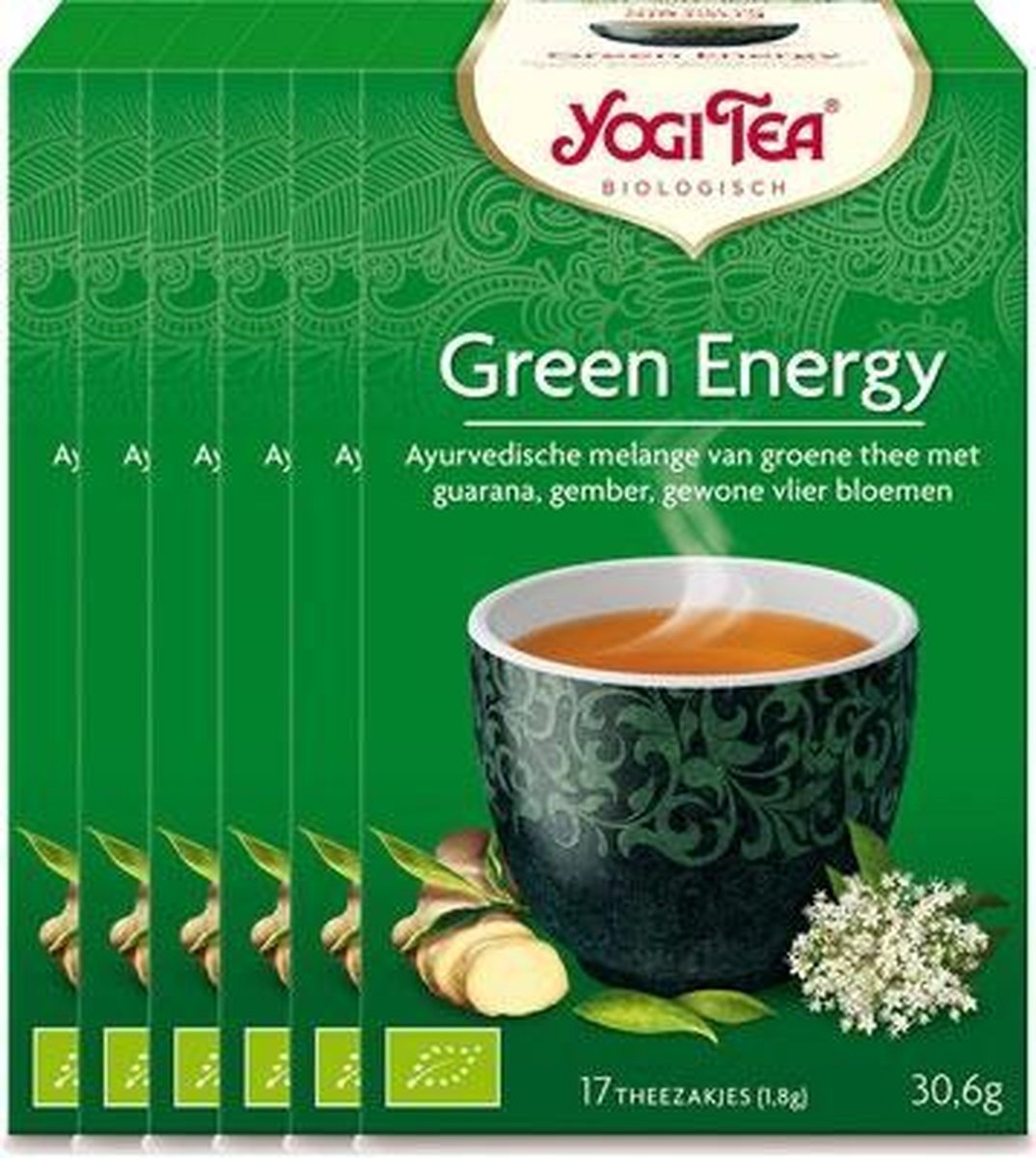 Yogi Tea Green Energy tray 6 stuks