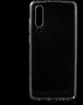 Shop4 - Huawei P30 Hoesje - Zachte Back Case Ultra Dun Transparant