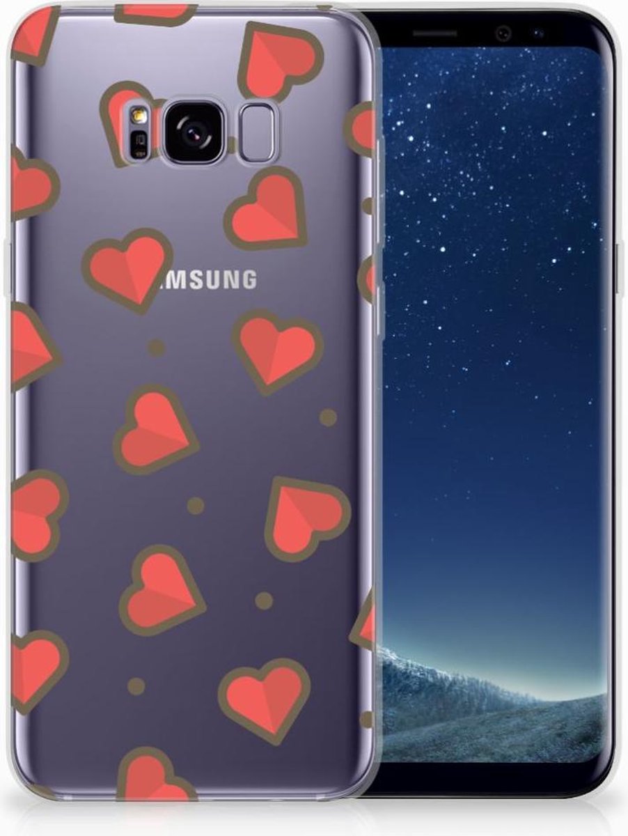 Samsung Galaxy S8 Plus TPU bumper Hearts