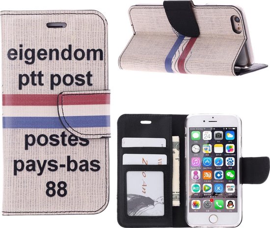 Iphone 6 6s Book Wallet Case Hoesje Ptt Post Design Bol Com