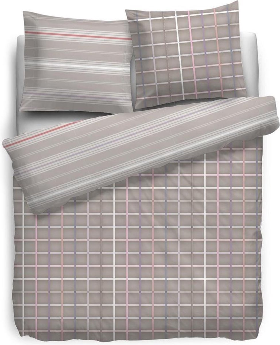 HnL Pure Cotton Dekbedovertrek Tygo - Eenpersoons - 140x200/220 cm - Multi