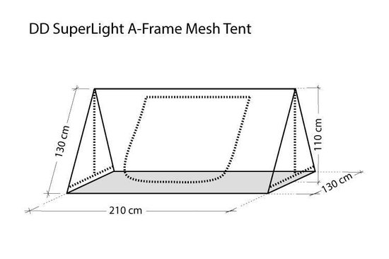 Superlight A-Frame Mesh Tent - DD Hammocks