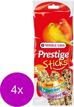 Versele-Laga Prestige Sticks Kanarie Triple Variety - Vogelsnack - 4 x 3x30 g