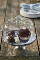 Riviera Maison The Greenhouse Cake Stand - Etagère - M - Aluminium/glas