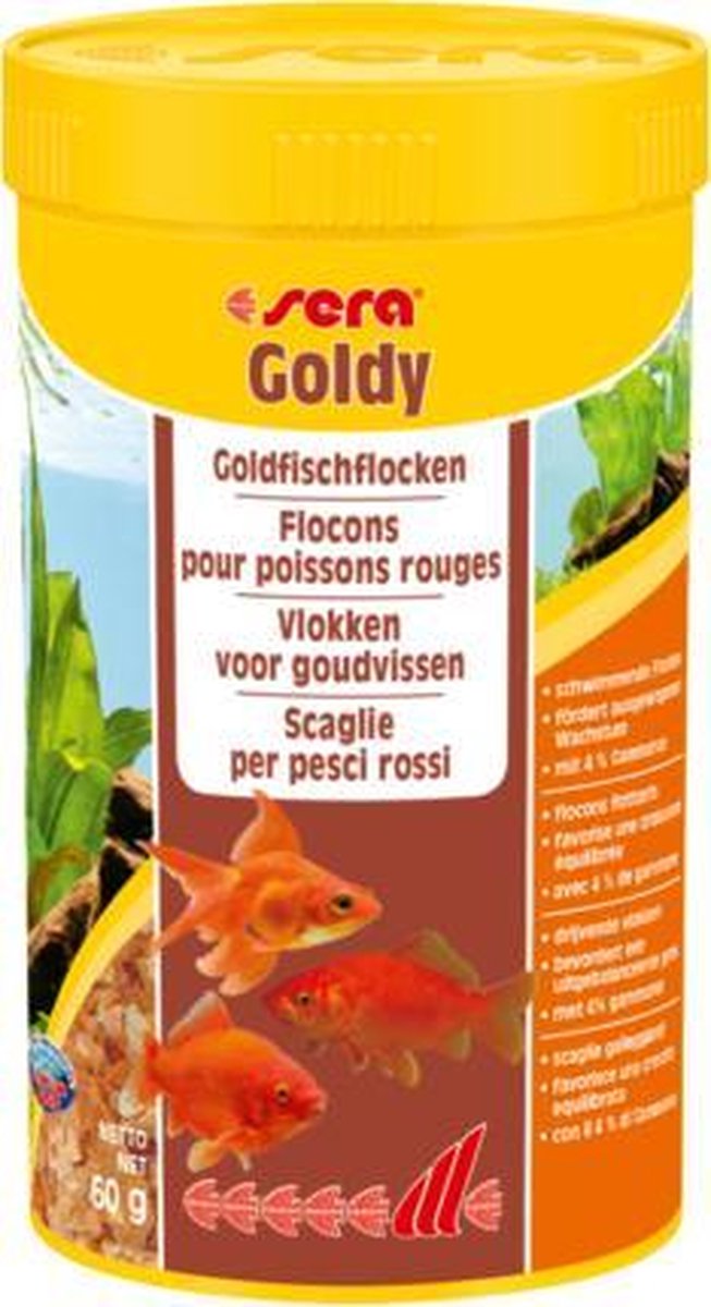 Sera Goldy 250 ml voor koudwatervissen