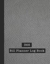365 Bill Planner Log Book