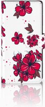 Sony Xperia XA1 Boekhoesje Design Blossom Red