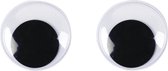 30x Wiebel oogjes/googly eyes 30 mm - Plastic beweegbare oogjes - Hobby/knutsel materiaal